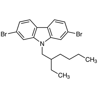 2,7-Dibromo-9-(2-ethylhexyl)carbazole&gt;98.0%(GC)200mg