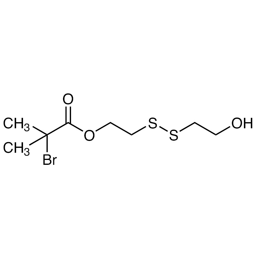2-[(2-Hydroxyethyl)disulfanyl]ethyl 2-Bromo-2-methylpropionate>95.0%(GC)1g