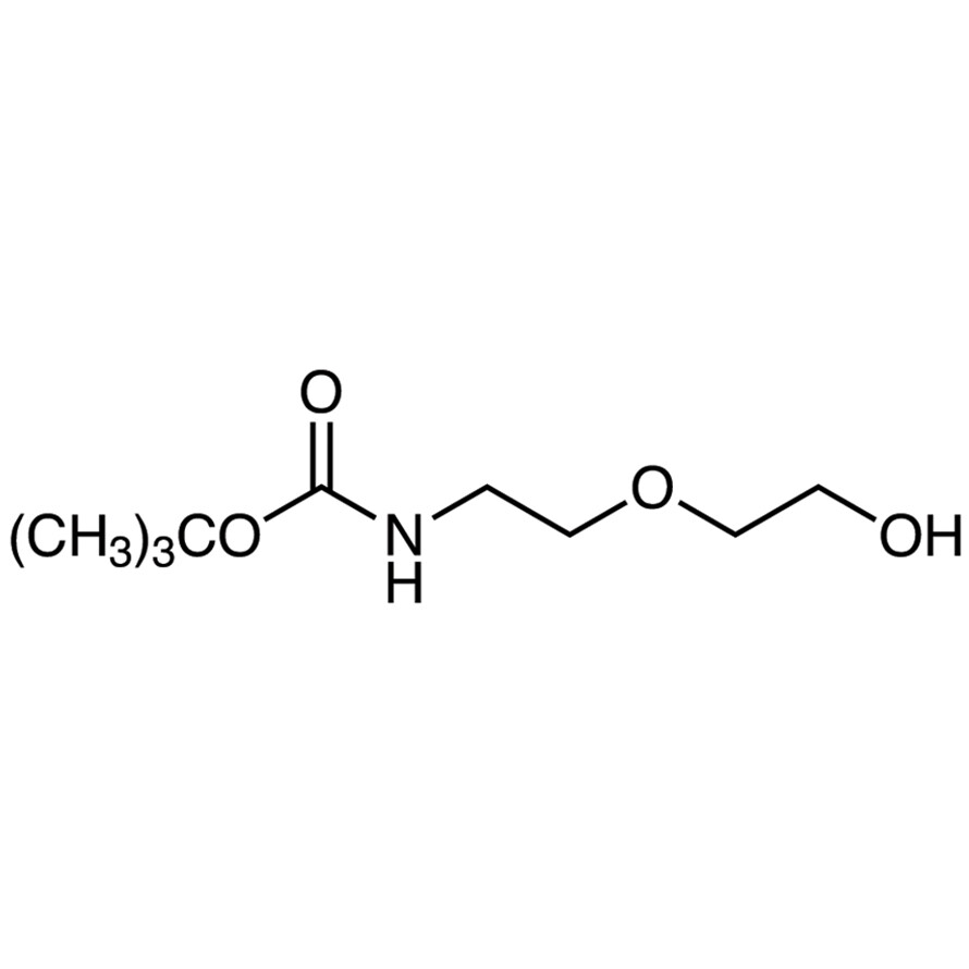 2-[2-[(tert-Butoxycarbonyl)amino]ethoxy]ethanol>98.0%(GC)5g