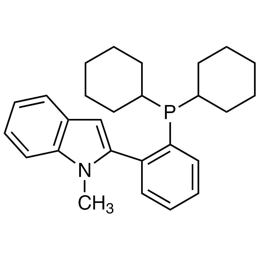 2-[2-(Dicyclohexylphosphino)phenyl]-1-methyl-1H-indole&gt;97.0%(GC)(T)200mg