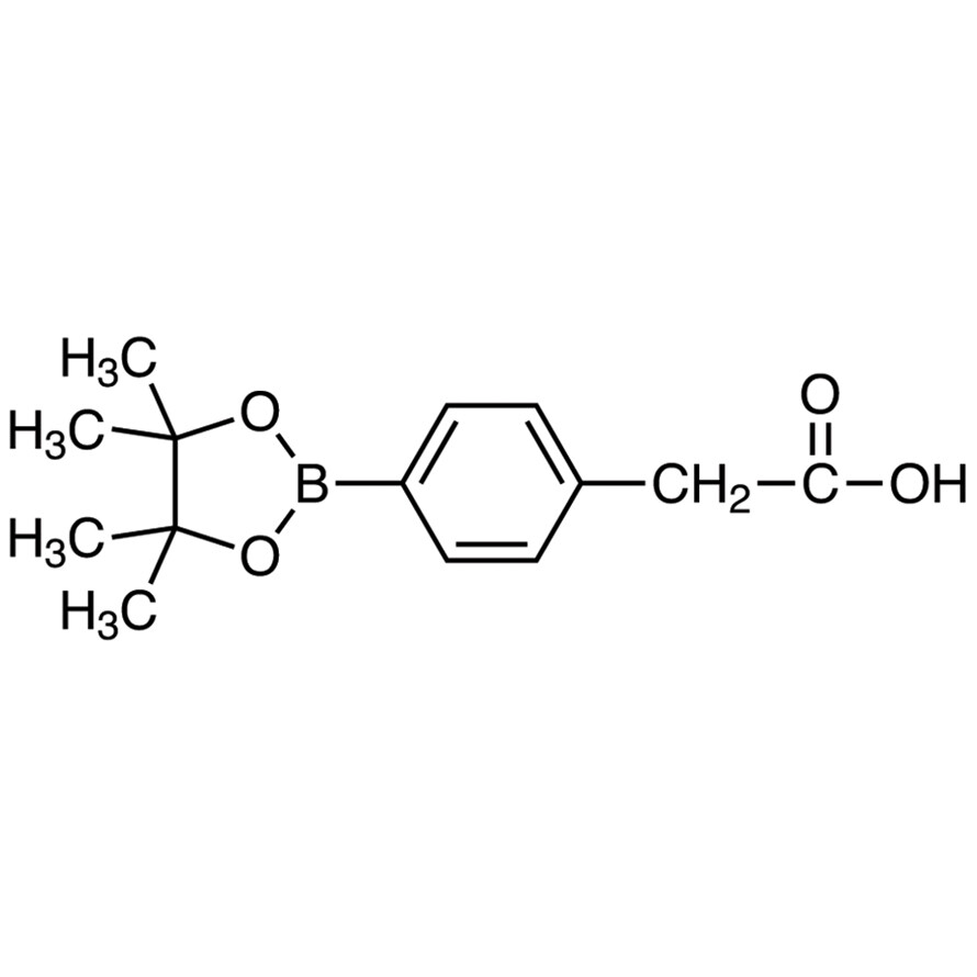 2-[4-(4,4,5,5-Tetramethyl-1,3,2-dioxaborolan-2-yl)phenyl]acetic Acid>98.0%(GC)(T)1g