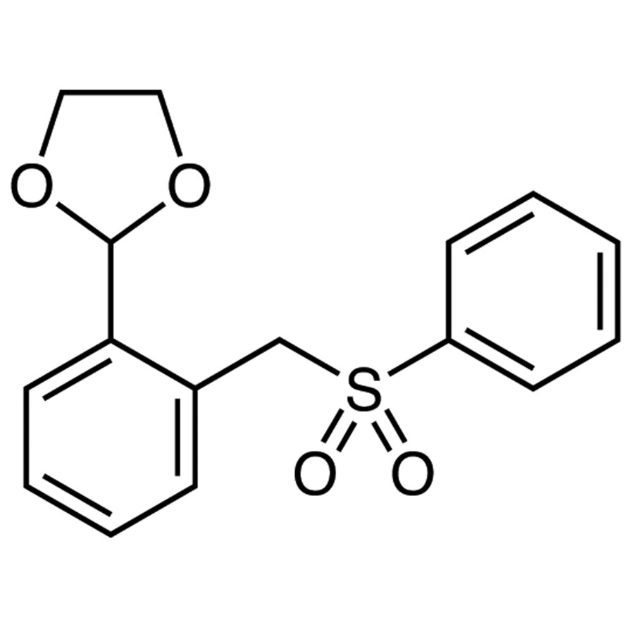 2-[2-(Phenylsulfonylmethyl)phenyl]-1,3-dioxolane&gt;97.0%(GC)100mg