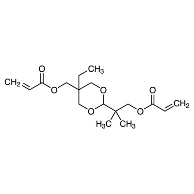 2-[5-[(Acryloyloxy)methyl]-5-ethyl-1,3-dioxan-2-yl]-2-methylpropyl Acrylate (cis- and trans- mixture) (stabilized with MEHQ)&gt;95.0%(qNMR)25g