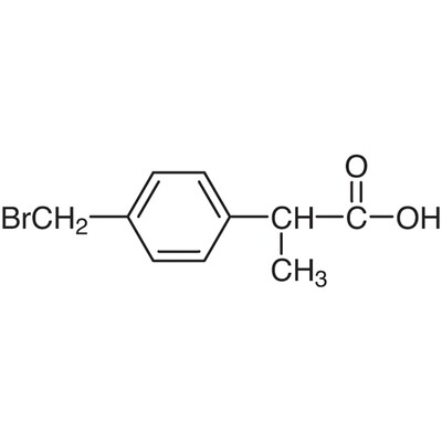 2-[4-(Bromomethyl)phenyl]propionic Acid&gt;98.0%(T)5g