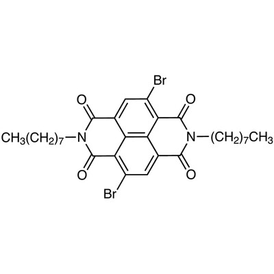 2,6-Dibromo-N,N&#39;-di-n-octyl-1,8:4,5-naphthalenetetracarboxdiimide&gt;98.0%(HPLC)5g