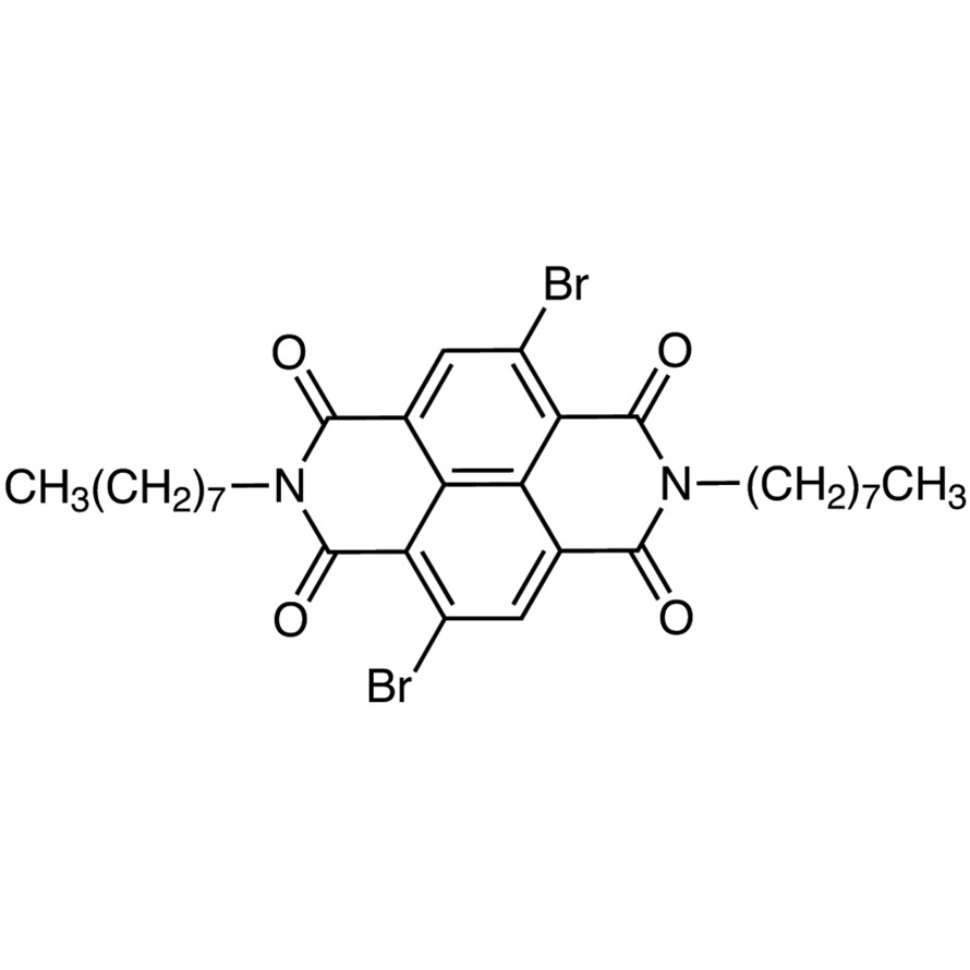 2,6-Dibromo-N,N&#39;-di-n-octyl-1,8:4,5-naphthalenetetracarboxdiimide&gt;98.0%(HPLC)1g