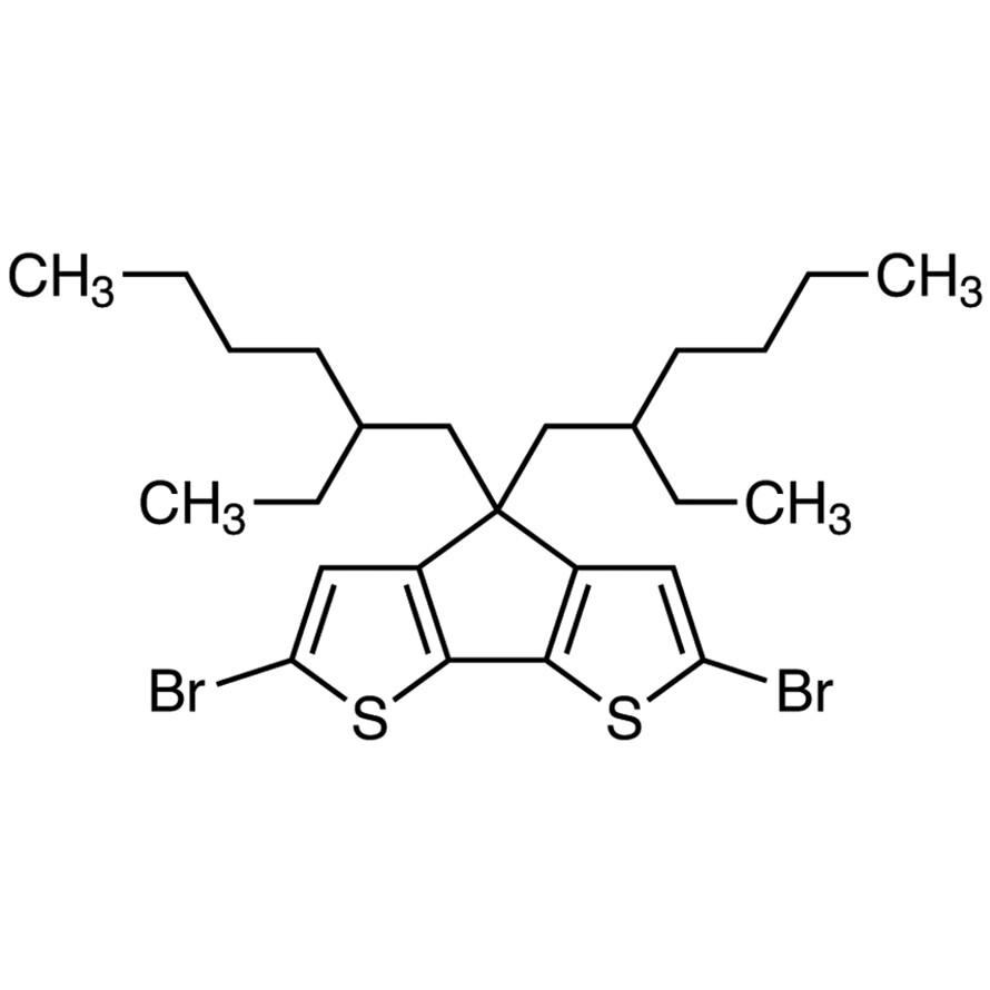 2,6-Dibromo-4,4-bis(2-ethylhexyl)-4H-cyclopenta[2,1-b:3,4-b&#39;]dithiophene&gt;99.0%(HPLC)200mg