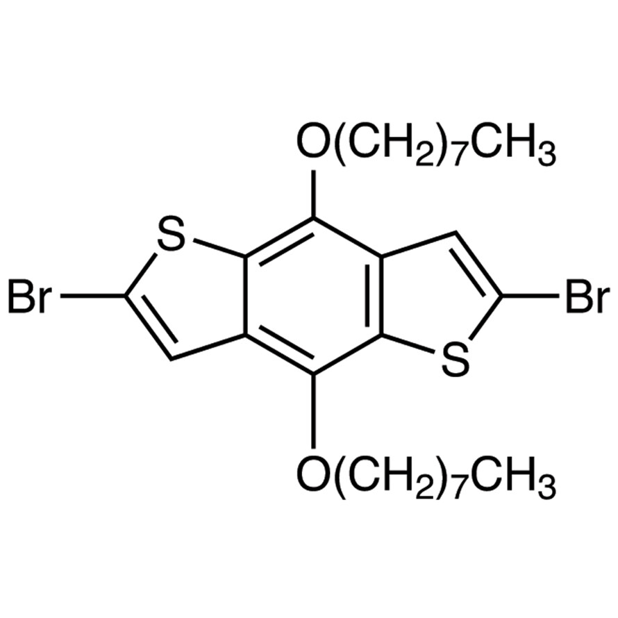 2,6-Dibromo-4,8-bis(n-octyloxy)benzo[1,2-b:4,5-b&#39;]dithiophene&gt;98.0%(HPLC)200mg