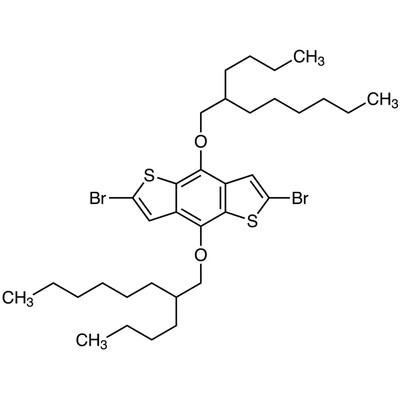 2,6-Dibromo-4,8-bis[(2-butyl-n-octyl)oxy]benzo[1,2-b:4,5-b&#39;]dithiophene&gt;94.0%(HPLC)200mg
