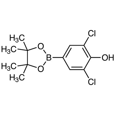 2,6-Dichloro-4-(4,4,5,5-tetramethyl-1,3,2-dioxaborolan-2-yl)phenol&gt;97.0%(GC)(T)1g