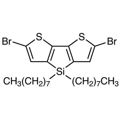 2,6-Dibromo-4,4-di-n-octyldithieno[3,2-b:2&#39;,3&#39;-d]silole&gt;98.0%(GC)100mg