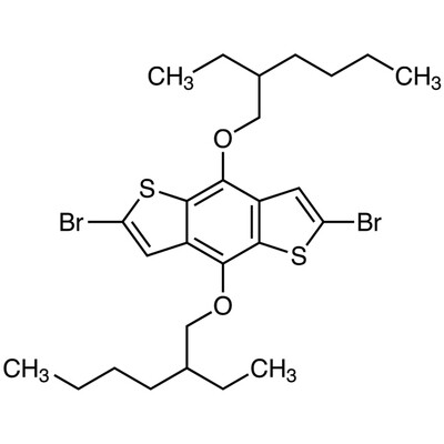 2,6-Dibromo-4,8-bis(2-ethylhexyloxy)benzo[1,2-b:4,5-b&#39;]dithiophene&gt;97.0%(HPLC)200mg