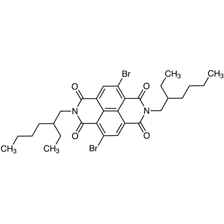 2,6-Dibromo-N,N&#39;-bis(2-ethylhexyl)-1,8:4,5-naphthalenetetracarboxdiimide&gt;98.0%(HPLC)5g