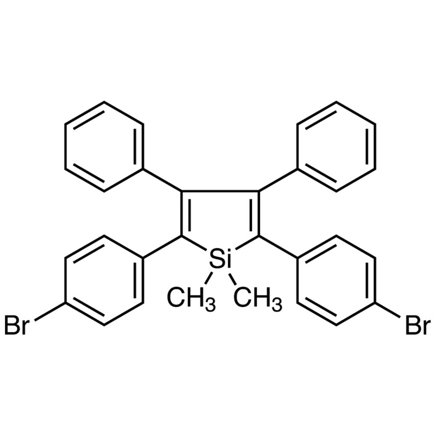 2,5-Bis(4-bromophenyl)-1,1-dimethyl-3,4-diphenylsilole&gt;95.0%(GC)1g