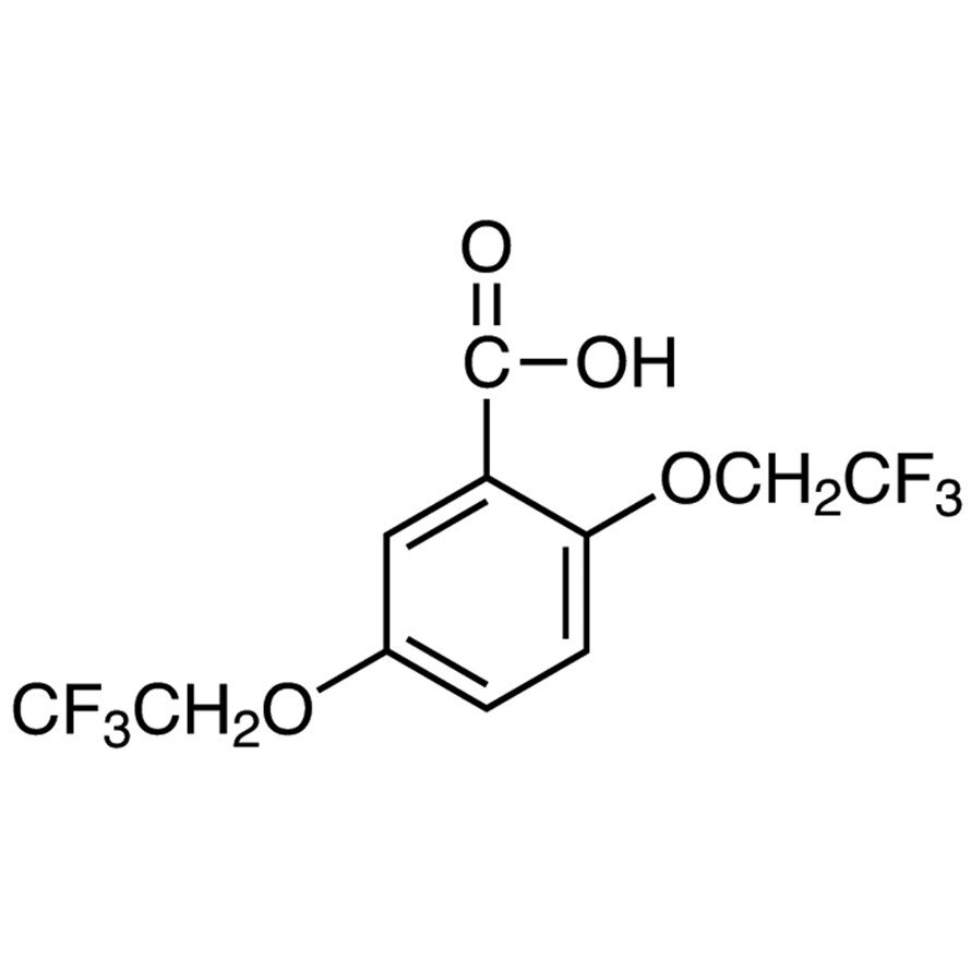 2,5-Bis(2,2,2-trifluoroethoxy)benzoic Acid&gt;98.0%(GC)(T)5g
