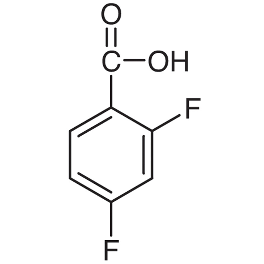 2,4-Difluorobenzoic Acid>98.0%(T)25g