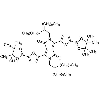 2,5-Bis(2-octyldodecyl)-3,6-bis[5-(4,4,5,5-tetramethyl-1,3,2-dioxaborolan-2-yl)thiophen-2-yl]pyrrolo[3,4-c]pyrrole-1,4(2H,5H)-dione&gt;98.0%(HPLC)200mg