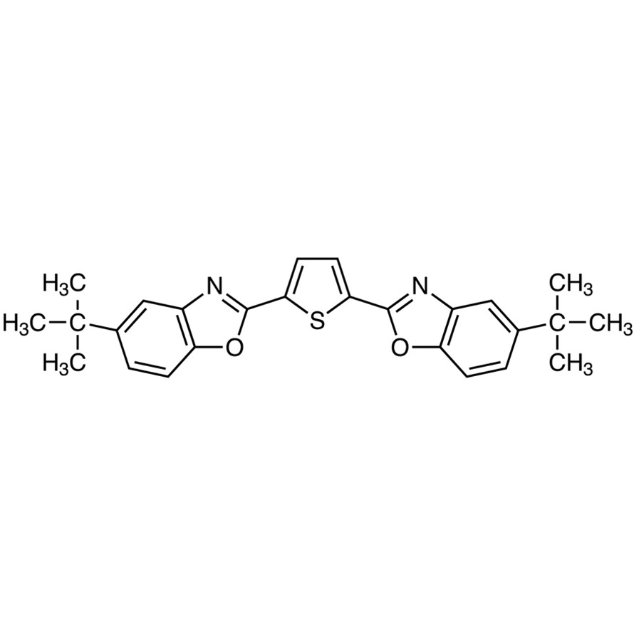 2,5-Bis(5-tert-butyl-2-benzoxazolyl)thiophene (purified by sublimation)>99.0%(HPLC)(N)5g
