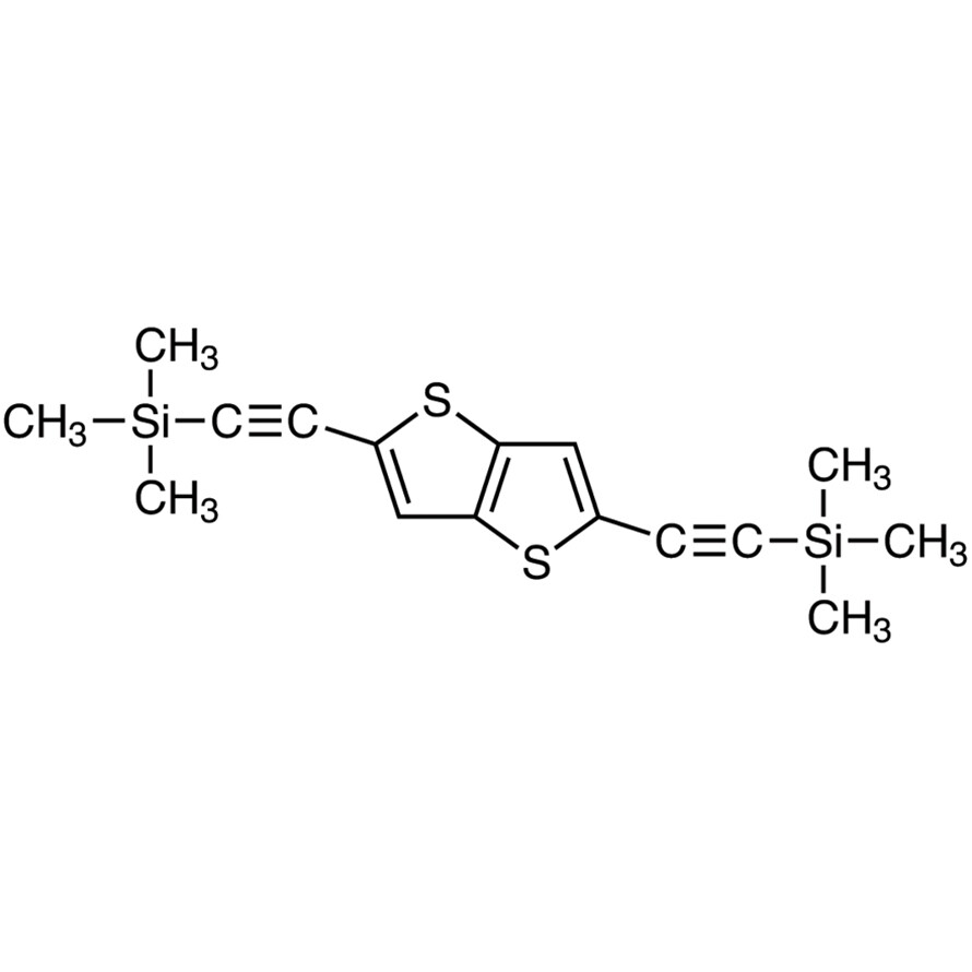 2,5-Bis[(trimethylsilyl)ethynyl]thieno[3,2-b]thiophene>98.0%(GC)1g