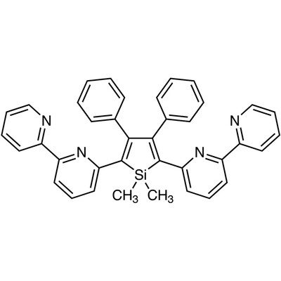 2,5-Bis(2,2&#39;-bipyridin-6-yl)-1,1-dimethyl-3,4-diphenylsilole&gt;98.0%(HPLC)(N)200mg