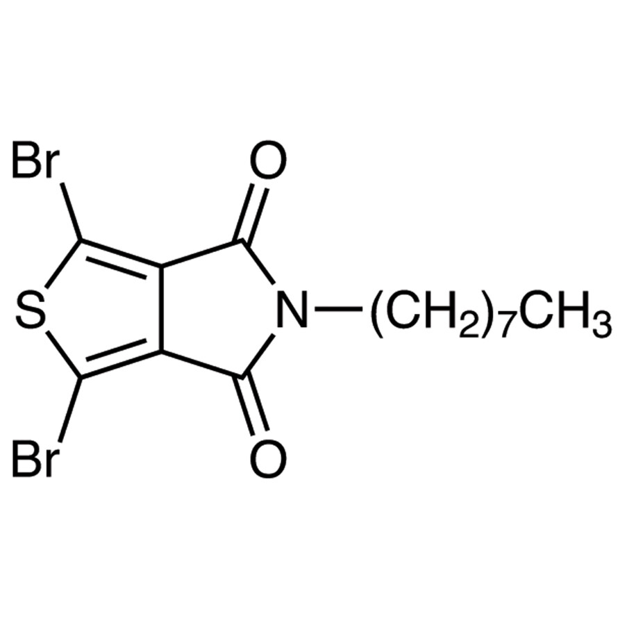 2,5-Dibromo-N-n-octyl-3,4-thiophenedicarboximide&gt;98.0%(GC)200mg