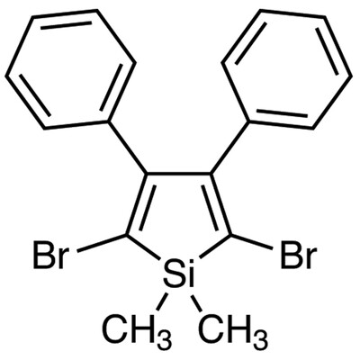 2,5-Dibromo-1,1-dimethyl-3,4-diphenylsilole&gt;98.0%(GC)5g