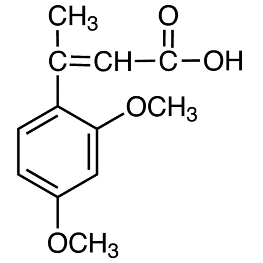 2,4-Dimethoxy-beta-methylcinnamic Acid&gt;98.0%(GC)(T)1g