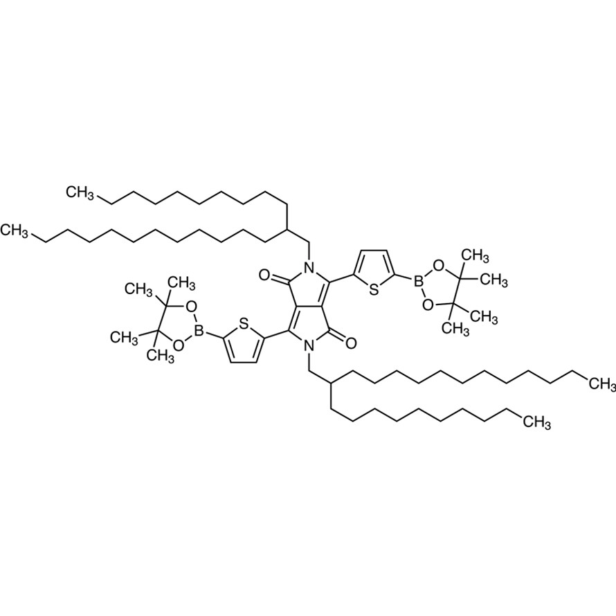 2,5-Bis(2-decyltetradecyl)-3,6-bis[5-(4,4,5,5-tetramethyl-1,3,2-dioxaborolan-2-yl)thiophen-2-yl]pyrrolo[3,4-c]pyrrole-1,4(2H,5H)-dione&gt;95.0%(HPLC)200mg