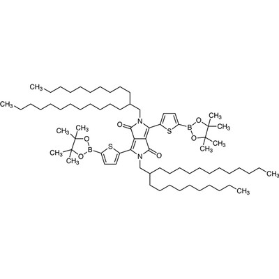 2,5-Bis(2-decyltetradecyl)-3,6-bis[5-(4,4,5,5-tetramethyl-1,3,2-dioxaborolan-2-yl)thiophen-2-yl]pyrrolo[3,4-c]pyrrole-1,4(2H,5H)-dione&gt;95.0%(HPLC)200mg
