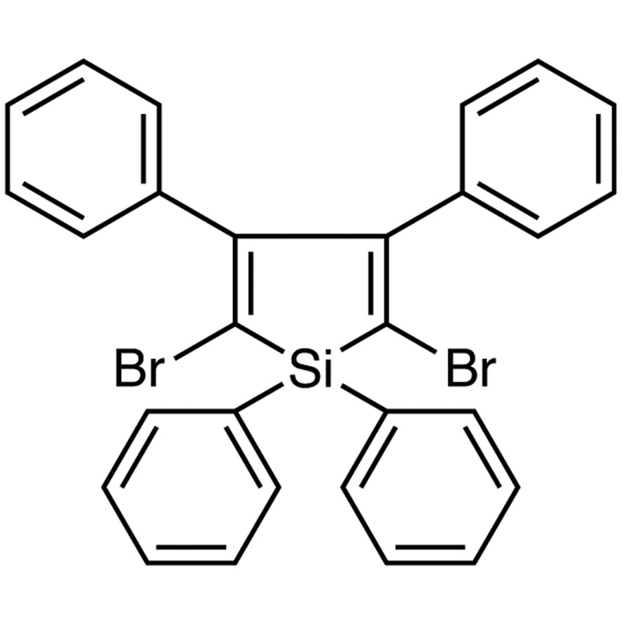 2,5-Dibromo-1,1,3,4-tetraphenylsilole&gt;98.0%(GC)5g