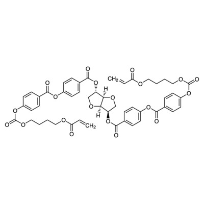2,5-Bis-O-[4-[[4-[[[4-(acryloyloxy)butoxy]carbonyl]oxy]benzoyl]oxy]benzoyl]-1,4:3,6-dianhydro-D-glucitol&gt;85.0%(HPLC)200mg