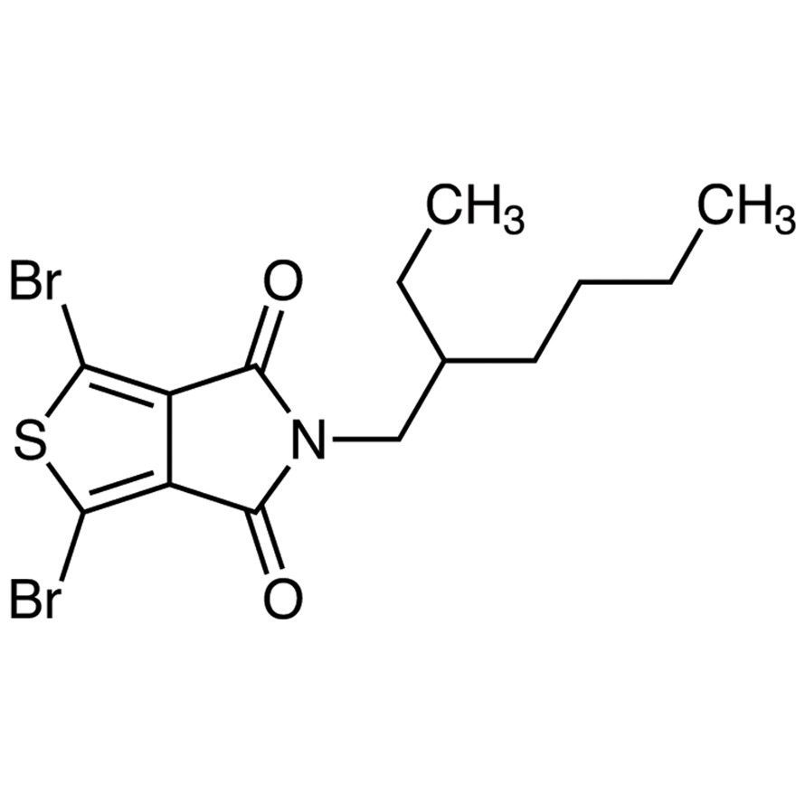 2,5-Dibromo-N-(2-ethylhexyl)-3,4-thiophenedicarboximide>98.0%(GC)1g