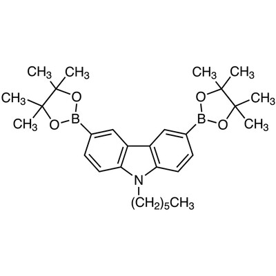 9-Hexyl-3,6-bis(4,4,5,5-tetramethyl-1,3,2-dioxaborolan-2-yl)-9H-carbazole&gt;98.0%(HPLC)(N)1g