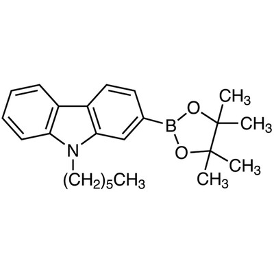 9-Hexyl-2-(4,4,5,5-tetramethyl-1,3,2-dioxaborolan-2-yl)-9H-carbazole&gt;98.0%(HPLC)1g