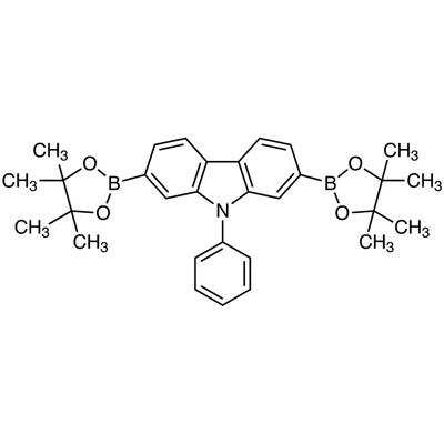 9-Phenyl-2,7-bis(4,4,5,5-tetramethyl-1,3,2-dioxaborolan-2-yl)-9H-carbazole&gt;96.0%(HPLC)(N)200mg