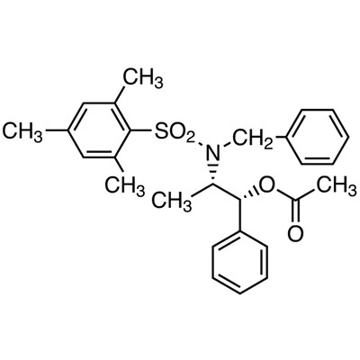 Acetic Acid (1R,2S)-2-[N-Benzyl-N-(mesitylenesulfonyl)amino]-1-phenylpropyl Ester [Reagent for double aldol reaction]&gt;98.0%(HPLC)(T)1g