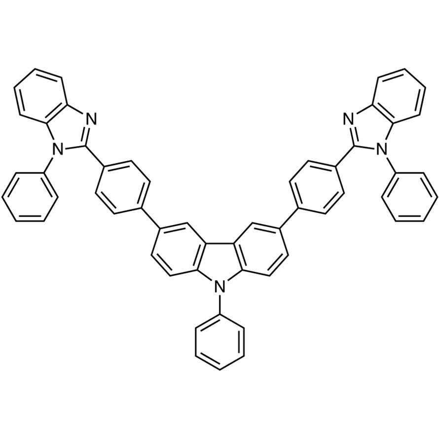 9-Phenyl-3,6-bis[4-(1-phenylbenzimidazol-2-yl)phenyl]carbazole&gt;98.0%(HPLC)1g