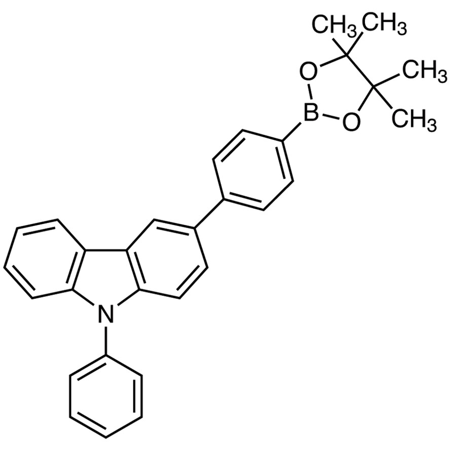 9-Phenyl-3-[4-(4,4,5,5-tetramethyl-1,3,2-dioxaborolan-2-yl)phenyl]-9H-carbazole&gt;98.0%(HPLC)(T)1g