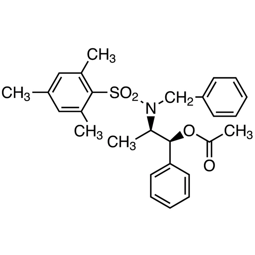 Acetic Acid (1S,2R)-2-[N-Benzyl-N-(mesitylenesulfonyl)amino]-1-phenylpropyl Ester [Reagent for double aldol reaction]&gt;98.0%(HPLC)(T)1g