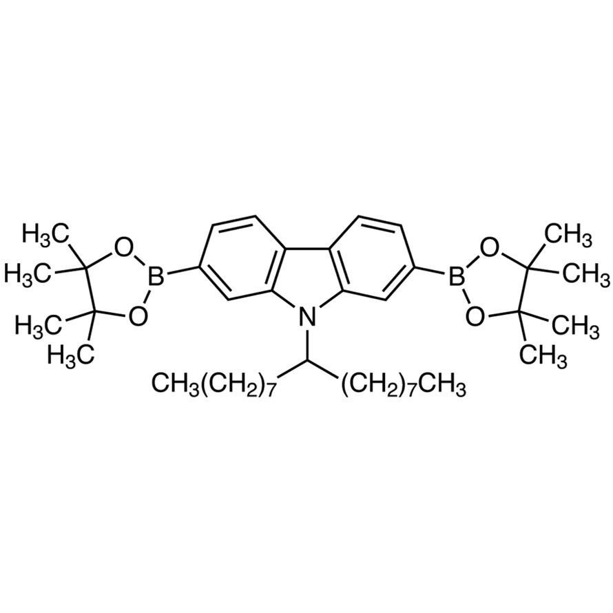 9-(9-Heptadecanyl)-2,7-bis(4,4,5,5-tetramethyl-1,3,2-dioxaborolan-2-yl)carbazole&gt;97.0%(HPLC)(N)1g
