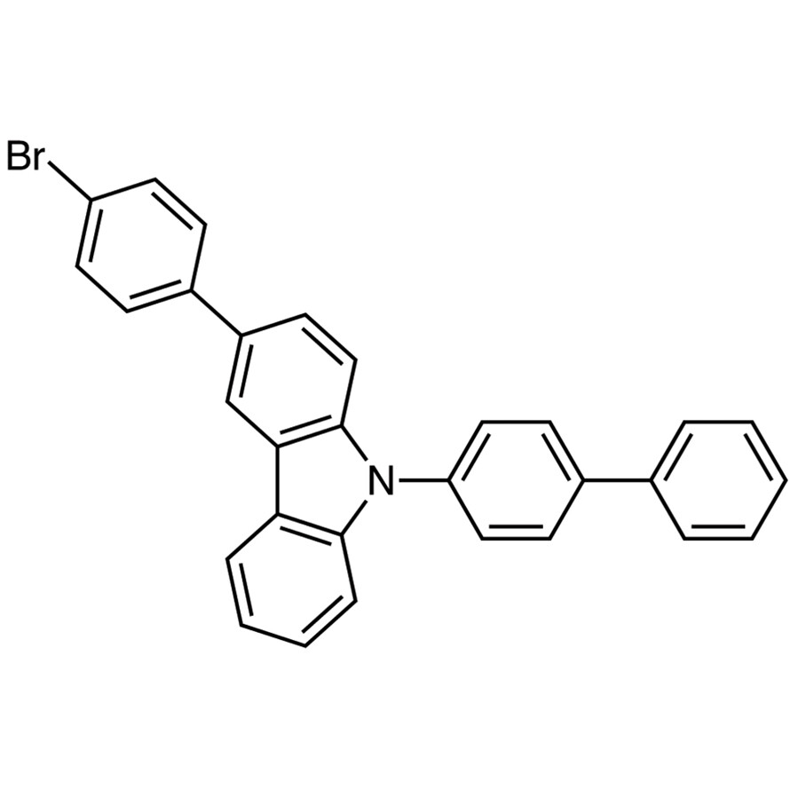 9-(4-Biphenylyl)-3-(4-bromophenyl)carbazole>98.0%(HPLC)(N)200mg