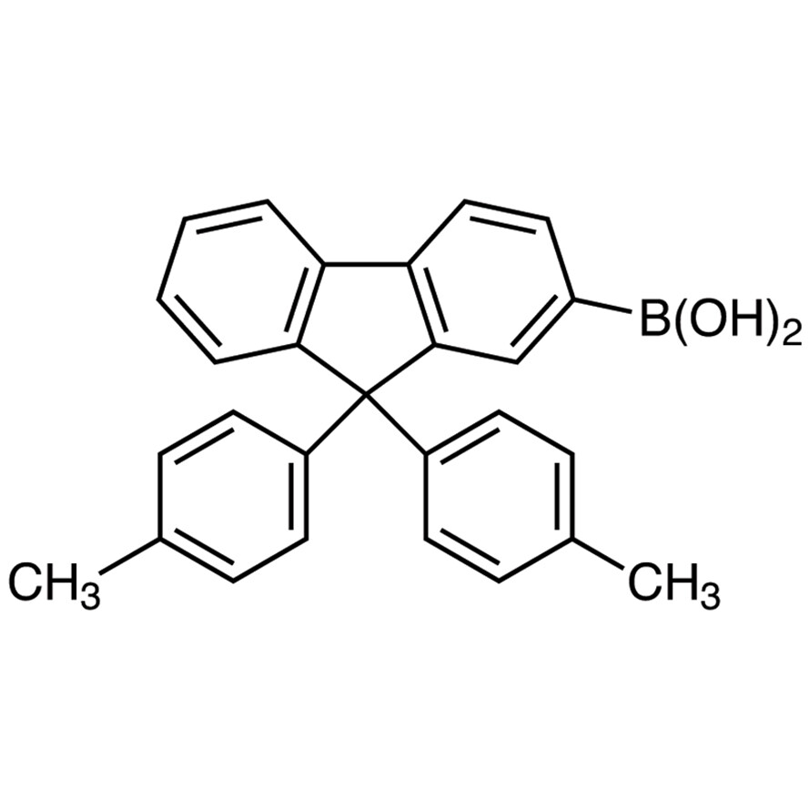 9,9-Di(p-tolyl)fluorene-2-boronic Acid (contains varying amounts of Anhydride)>98.0%(HPLC)200mg