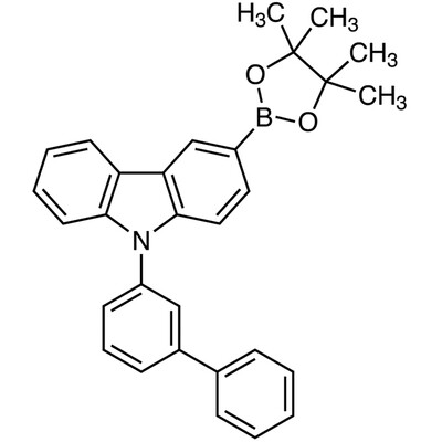 9-([1,1&#39;-Biphenyl]-3-yl)-3-(4,4,5,5-tetramethyl-1,3,2-dioxaborolan-2-yl)-9H-carbazole&gt;98.0%(GC)200mg