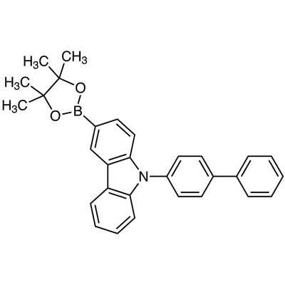 9-([1,1&#39;-Biphenyl]-4-yl)-3-(4,4,5,5-tetramethyl-1,3,2-dioxaborolan-2-yl)-9H-carbazole&gt;97.0%(HPLC)(N)5g