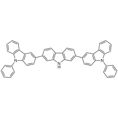 9,9&#39;&#39;-Diphenyl-9H,9&#39;H,9&#39;&#39;H-3,2&#39;:7&#39;,3&#39;&#39;-tercarbazole&gt;98.0%(HPLC)(N)1g