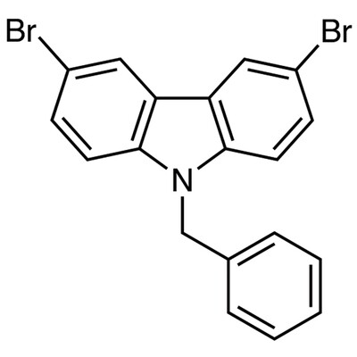 9-Benzyl-3,6-dibromocarbazole&gt;98.0%(GC)(N)5g