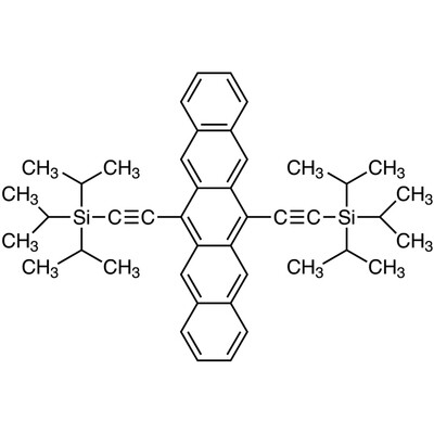 6,13-Bis(triisopropylsilylethynyl)pentacene [for organic electronics]&gt;99.0%(HPLC)100mg