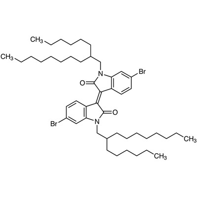 6,6&#39;-Dibromo-1,1&#39;-bis(2-hexyldecyl)isoindigo&gt;98.0%(HPLC)(N)200mg