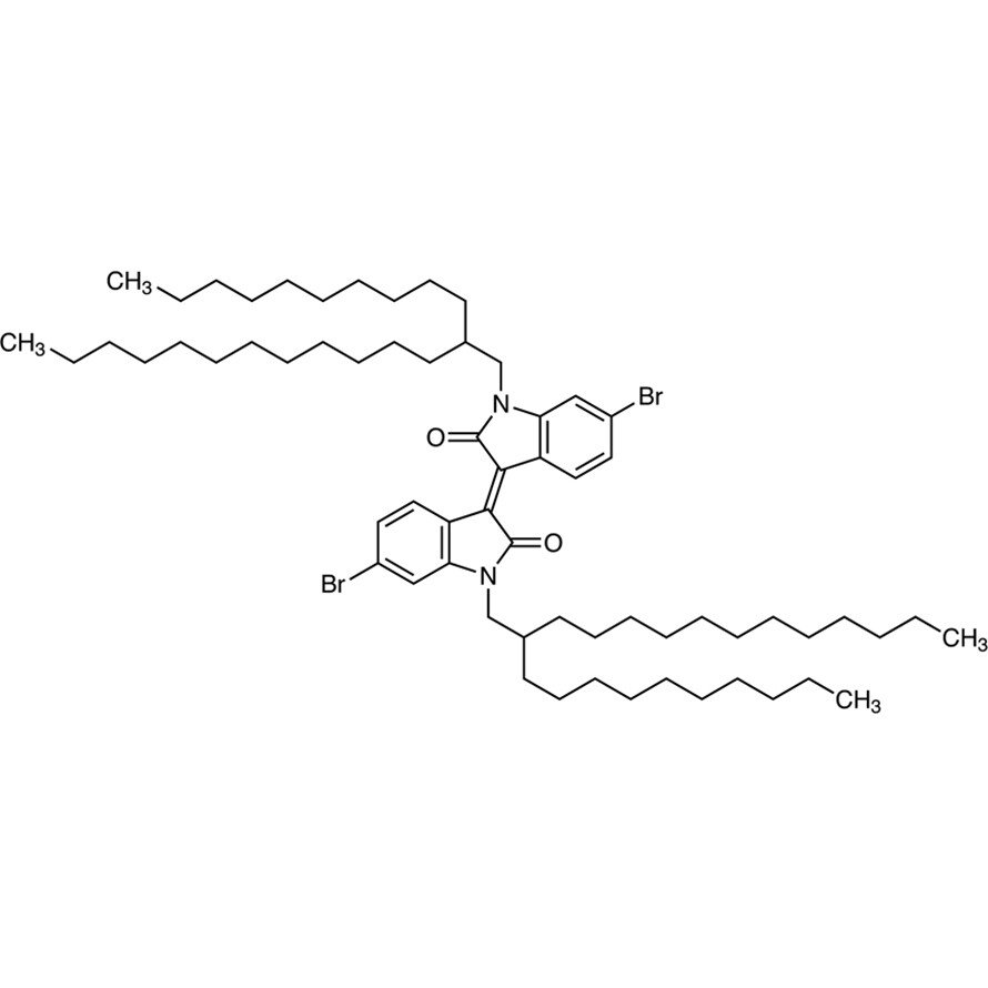 6,6&#39;-Dibromo-1,1&#39;-bis(2-decyltetradecyl)isoindigo&gt;98.0%(N)200mg