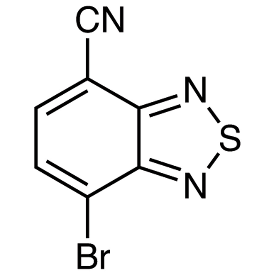 7-Bromo-2,1,3-benzothiadiazole-4-carbonitrile&gt;96.0%(GC)200mg